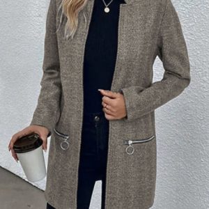 Women'S Autumn And Winter Slim Fit Jacket