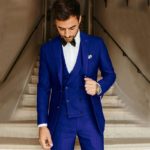 Slim-Fit Lapel Three-Piece Suit