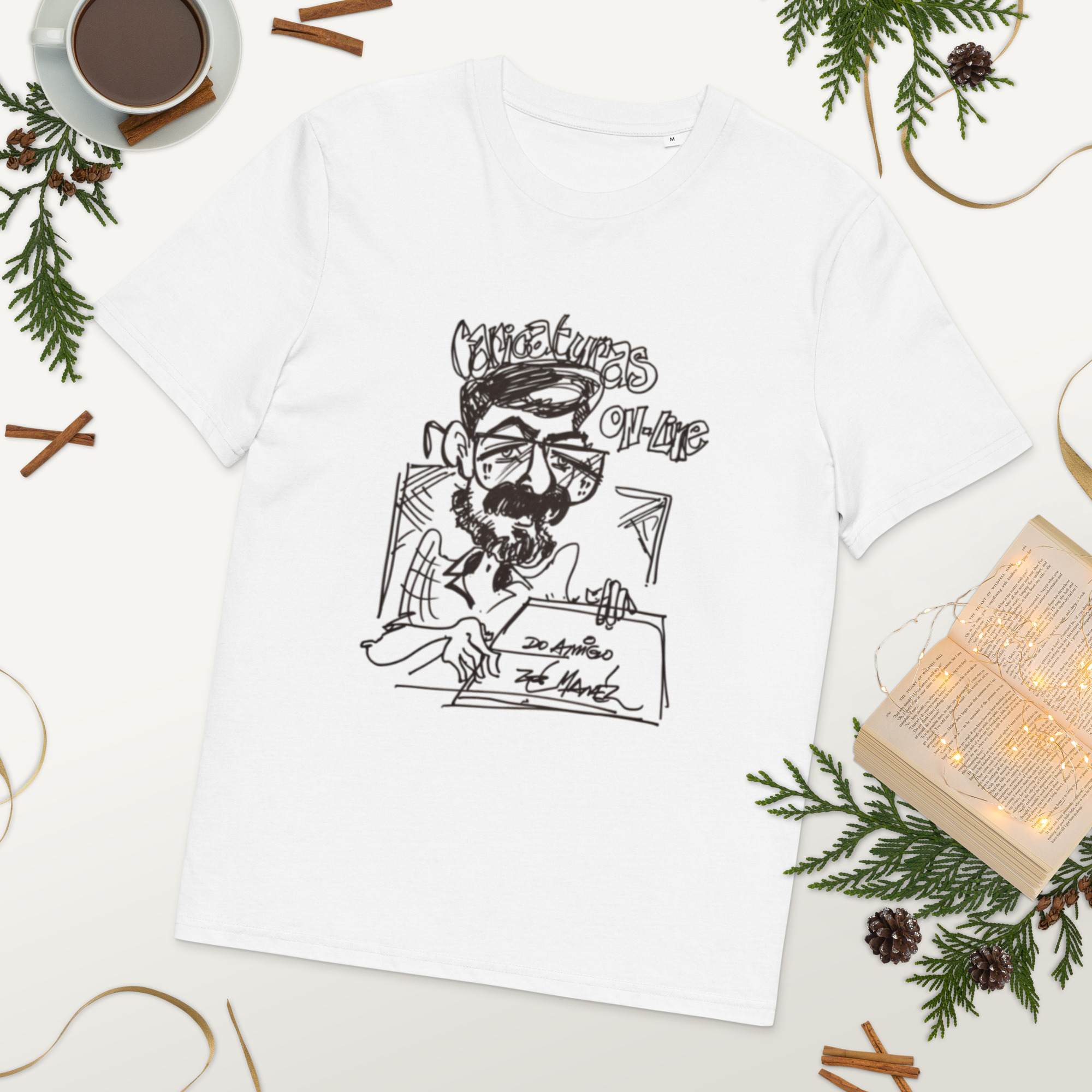 Camiseta de Algodão Orgânico Unissex